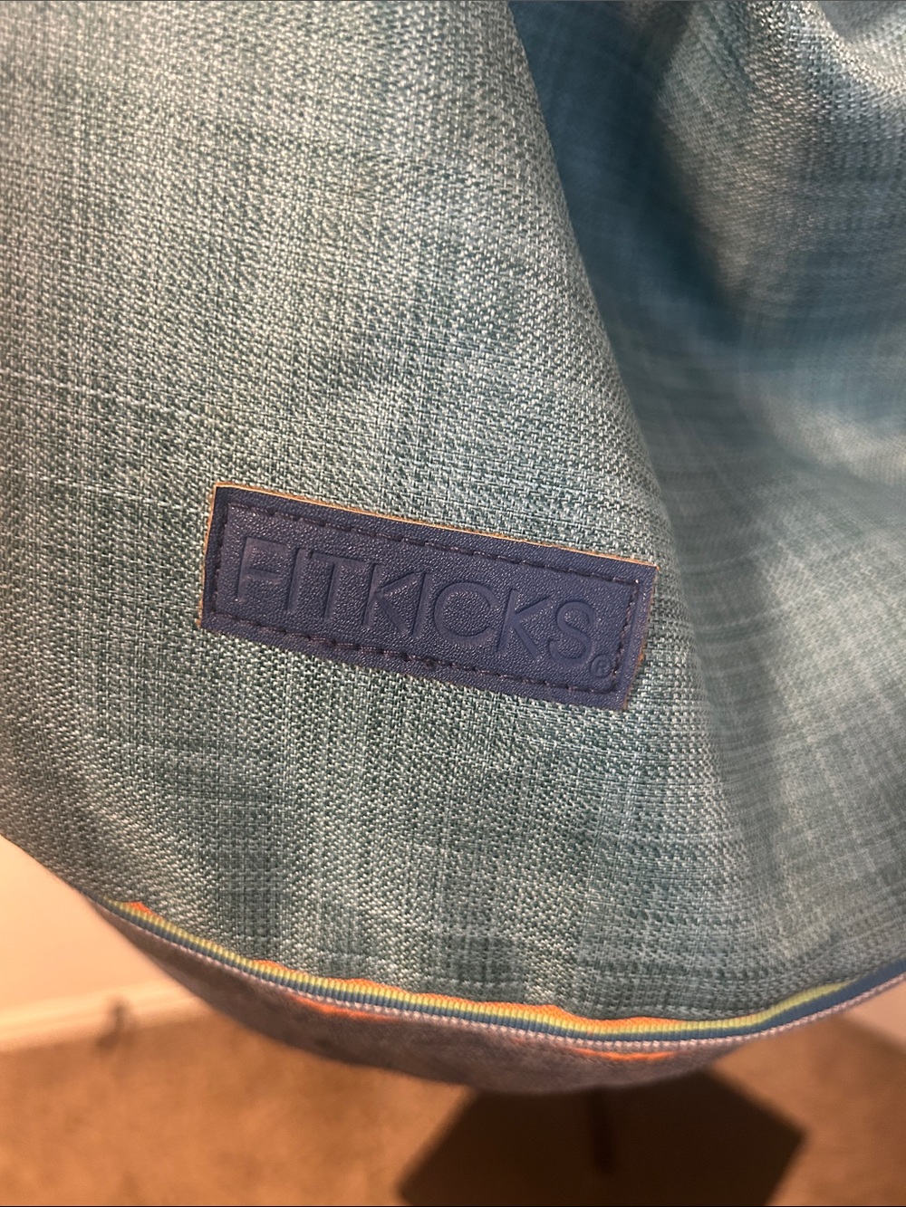 Fitkicks Blue Drawstring Backpack - Picture 3 of 10